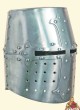 Templerhelm - Kreuzritter Helm - Schaukampfhelm
