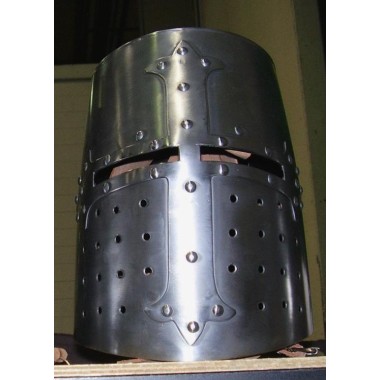 Templerhelm - Kreuzritter Helm - Schaukampfhelm