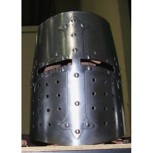 Templerhelm - Kreuzritter Helm - Schaukampfhelm