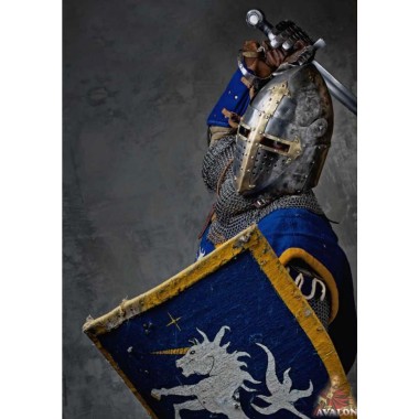 Templerhelm Kampf - Schaukampfhelm