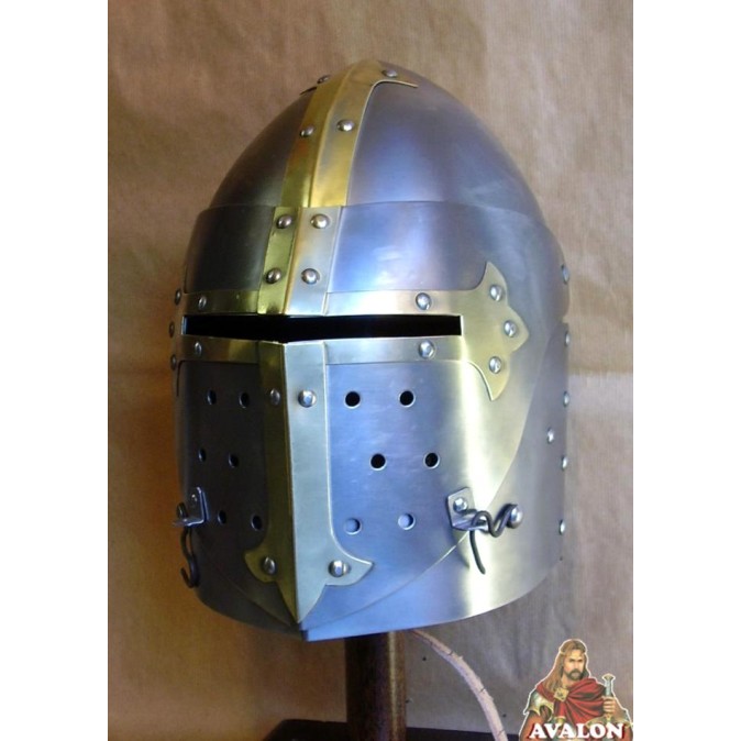 Templerhelm Kampf - Schaukampfhelm