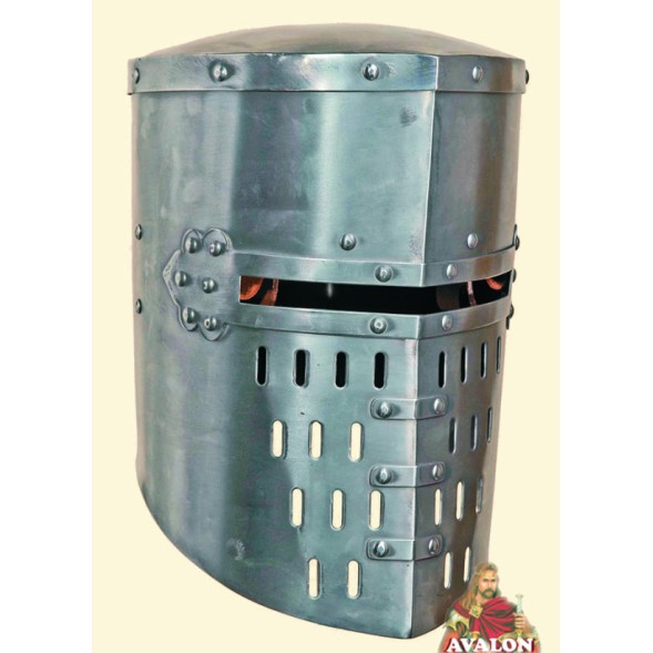 Topfhelm - Templerhelm - Mittelalter Helm kaufen