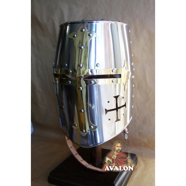 Topfhelm - rostfreier Stahl