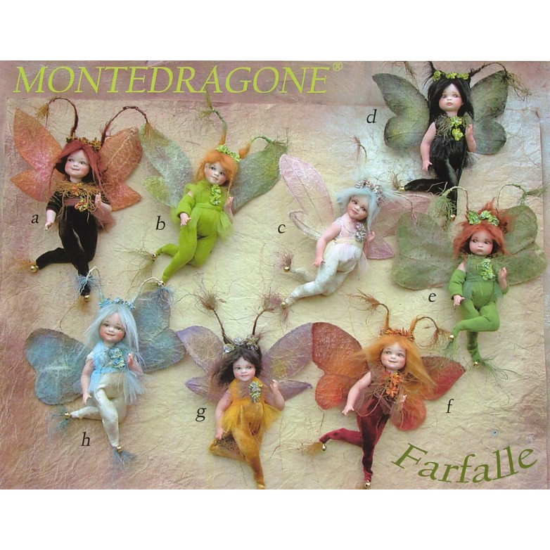 Feen Falter, Porzellanpuppe