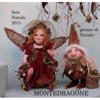 Elfe Fee Weihnachten, Porzellanpuppe