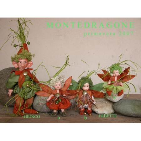 Elfe Kobold, Porzellanpuppe 