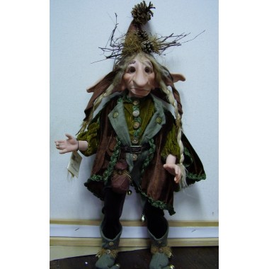 Elfe Kobold Glosh, Porzellanpuppe