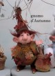 Gnomen Herbst - Winter, Porzellanpuppe