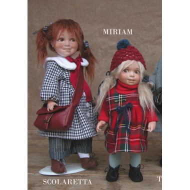 Porzellanpuppen, künstlerpuppen Schulmädchen