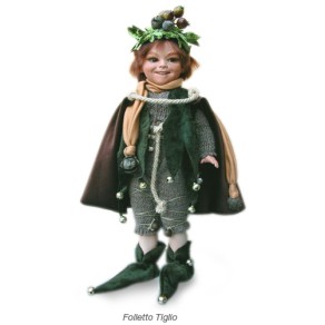 Elfe Gnom Linden, Porzellanpuppe