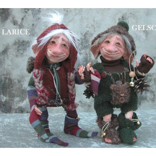 Elfe Kobold, Porzellanpuppe