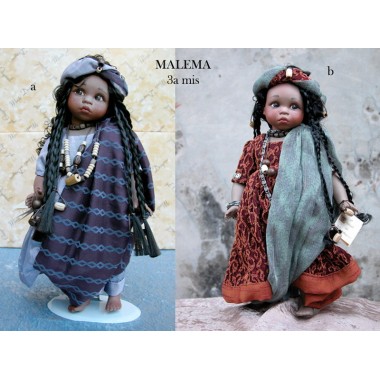 Porzellanpuppen, künstlerpuppen Malema 3a Mis