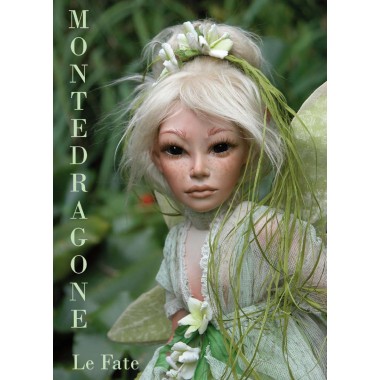 Porzellanpuppe - Elfe Fee Chlorophylle