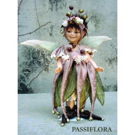 Elfe Fee Passionsblume, Porzellanpuppe