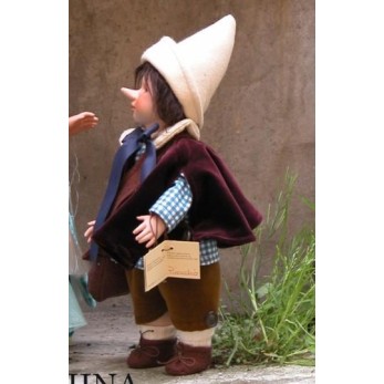 Porzellanpuppe Märchenfiguren, Pinocchio 33 cm