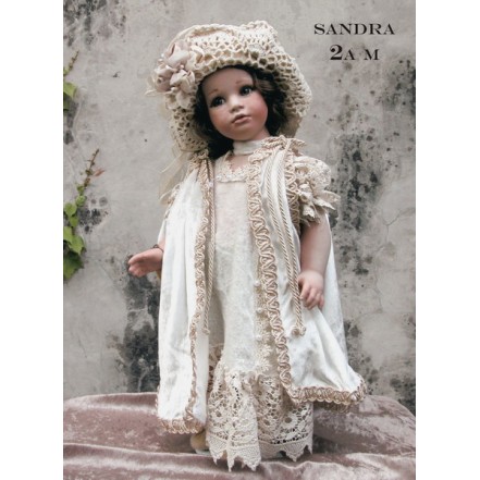 Porzellanpuppen, künstlerpuppen Sandra Creme