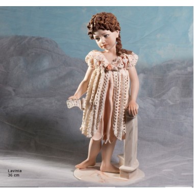 Porzellan Figur Skulptur Porzellanfigur Junges Mädchen