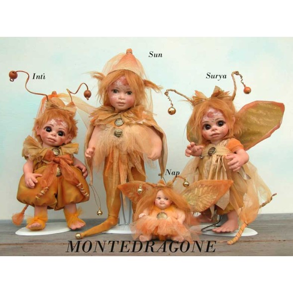 Inti, Sun, Surya, Porzellanpuppe