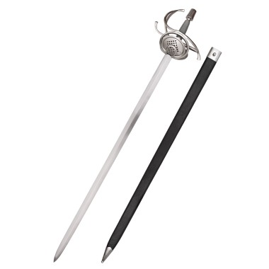 Pappenheimer Korbrapier mit drahtumwickeltem Griff, 114 cm