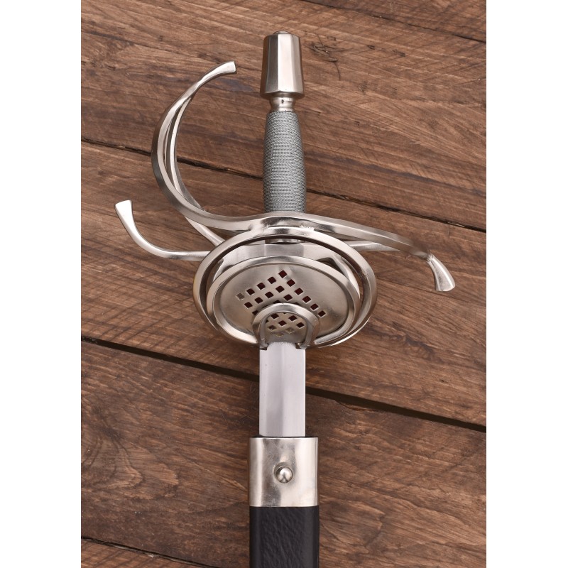 Pappenheimer Korbrapier mit drahtumwickeltem Griff, 114 cm