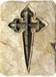Historischer Abdruck des Santiago-Kreuzes 20 x 15 cm