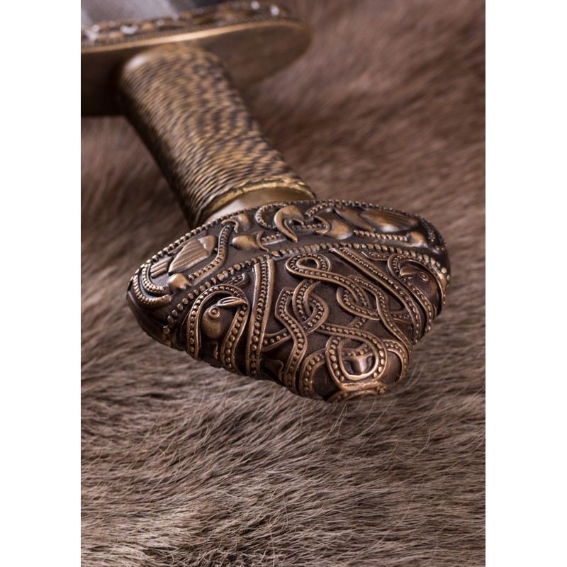 Wikingerschwert aus Dybäck mit Scheide, 11. Jh., Damastklinge