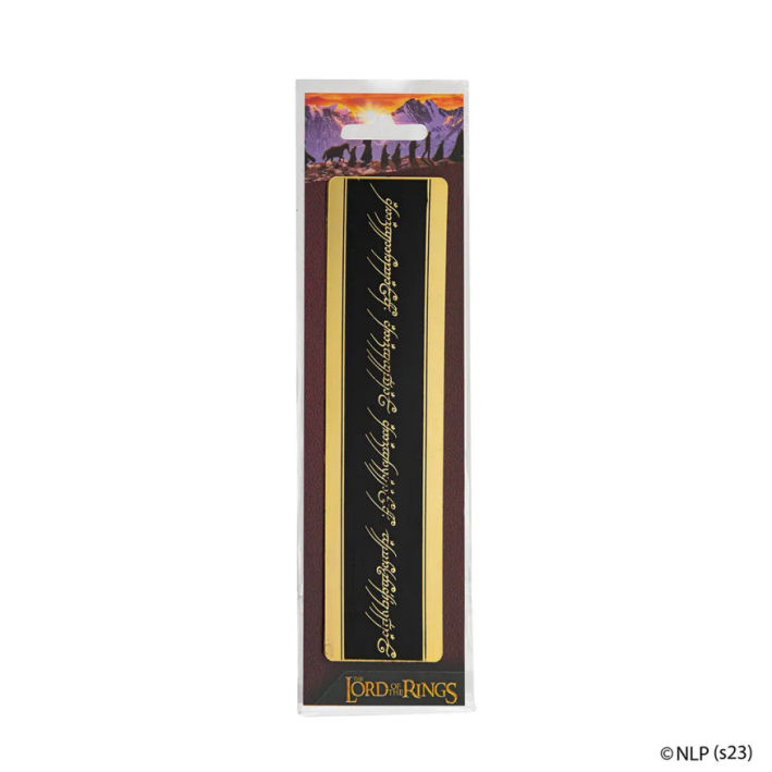 Lesezeichen (aus Metall) - Ein Ring - Herr der Ringe