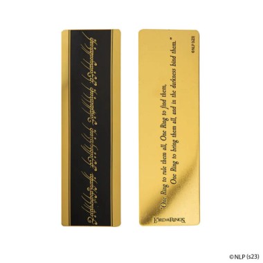 Lesezeichen (aus Metall) - Ein Ring - Herr der Ringe