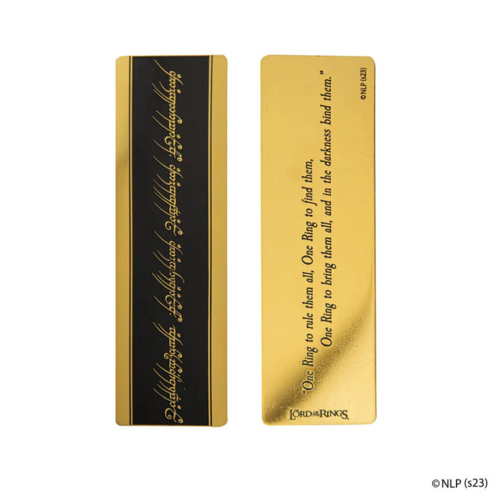 Lesezeichen (aus Metall) - Ein Ring - Herr der Ringe