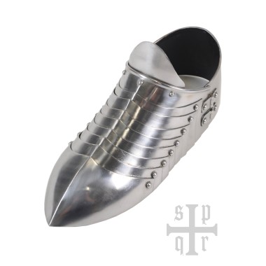 Mittelalterliche Sabatons, Panzerschuhe , 1,5 mm Stahl, Paar