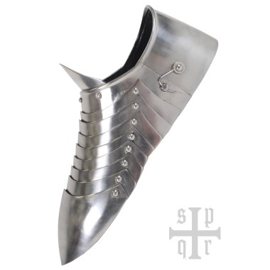 Mittelalterliche Sabatons, Panzerschuhe , 1,5 mm Stahl, Paar